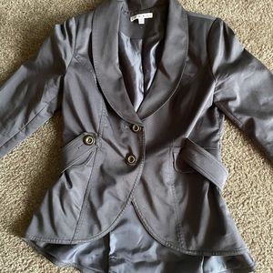 Cabi blazer tailored longer back military style